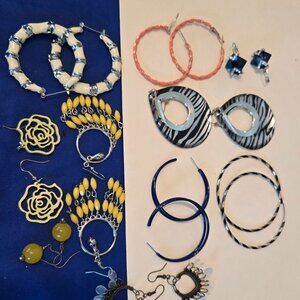Lot of Fashion Earrings
